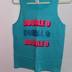 Double O Tank Top - Blue